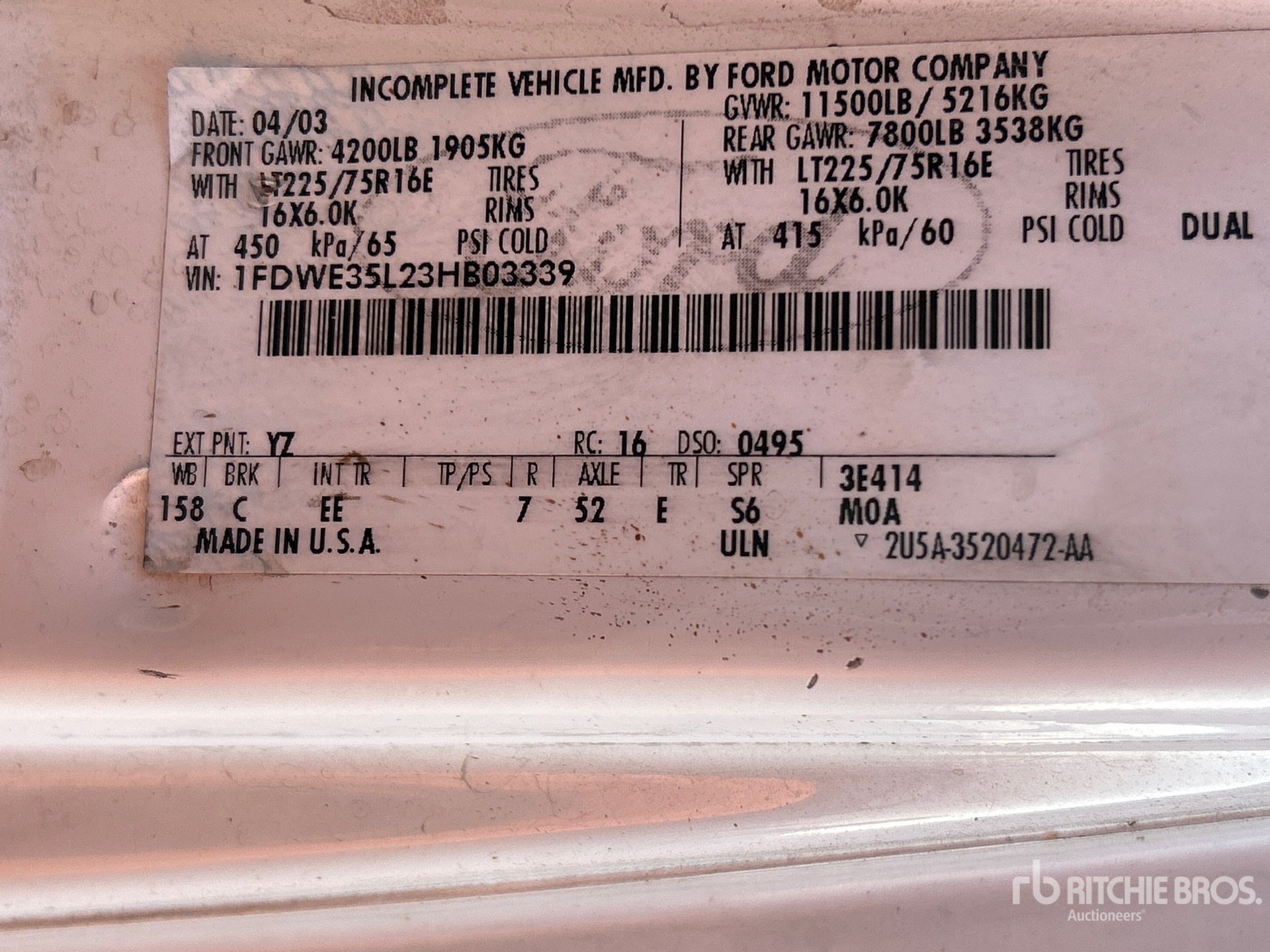 2003 Ford E-350