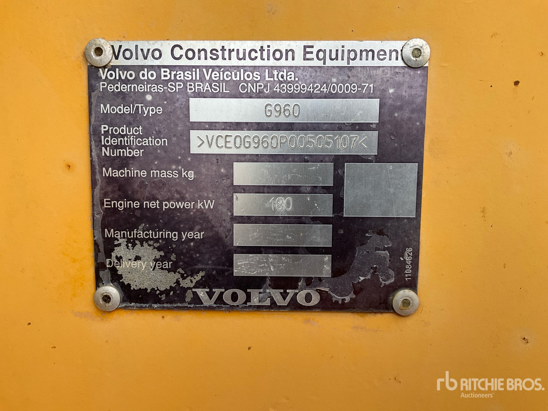 2010 Volvo G960
