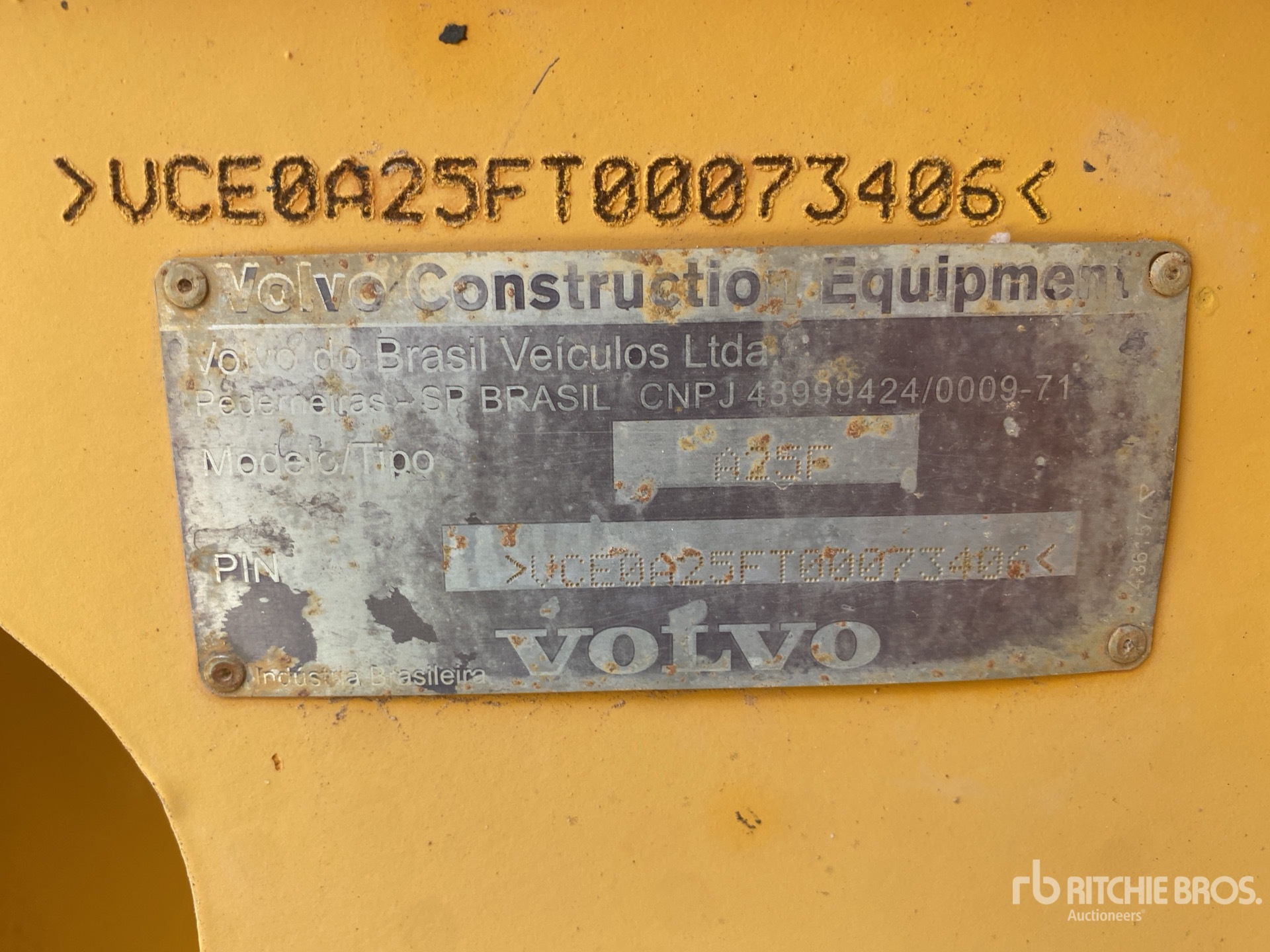 2012 Volvo A25F