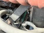 Engine with A/C Compressor