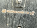 General Appearance with Frame Stamp Serial Number/VIN Photo