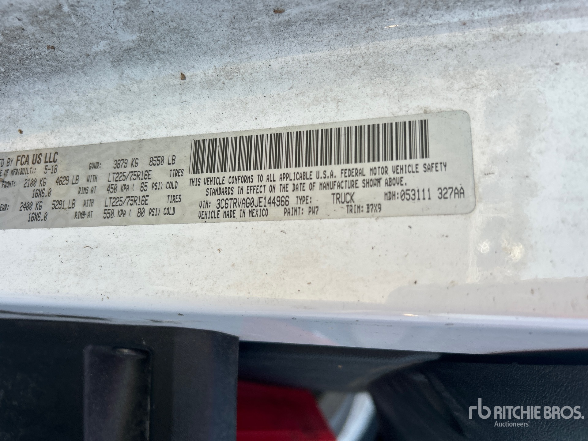 2018 Ram PROMASTER 1500