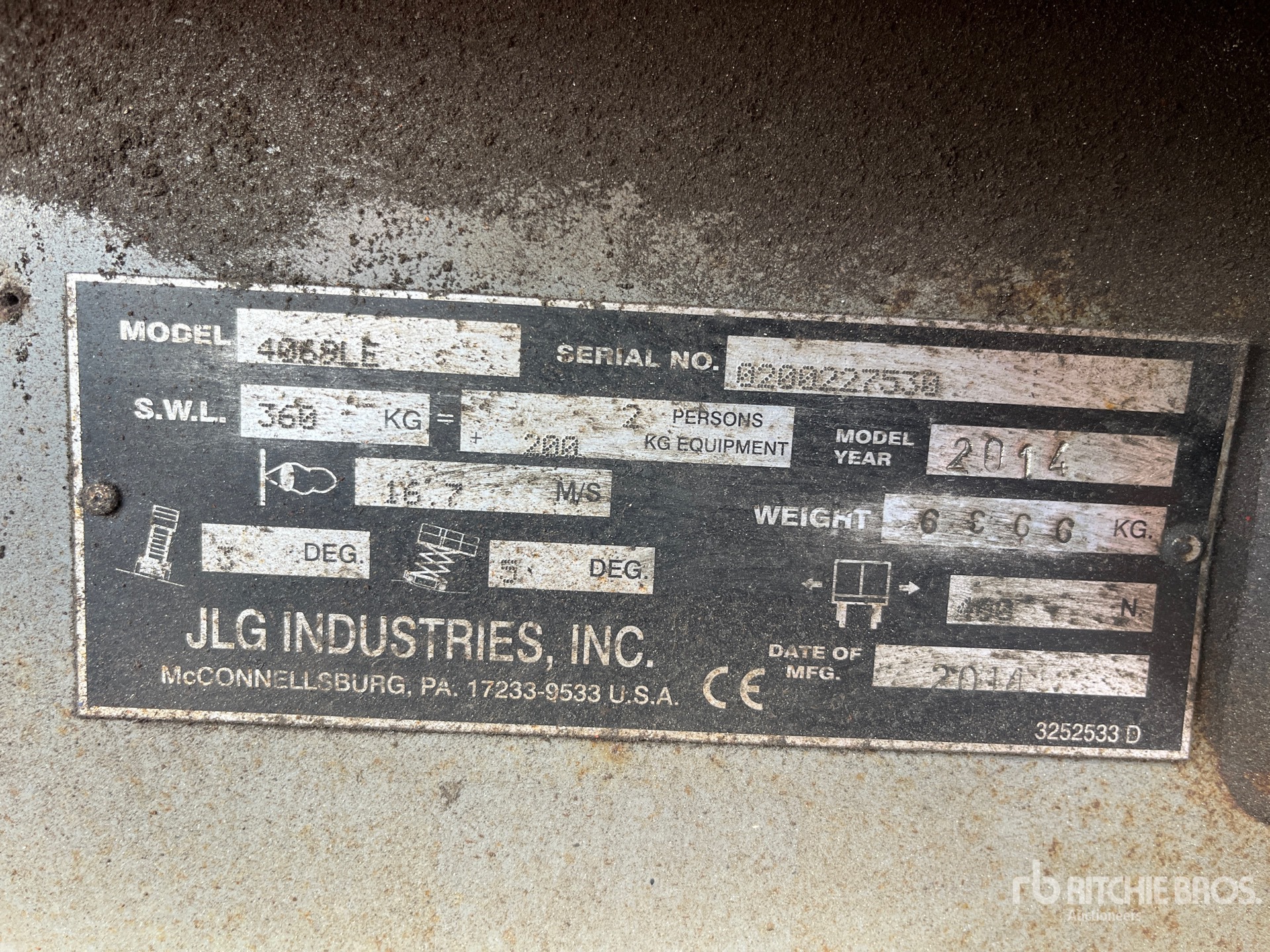 2014 JLG 4069LE