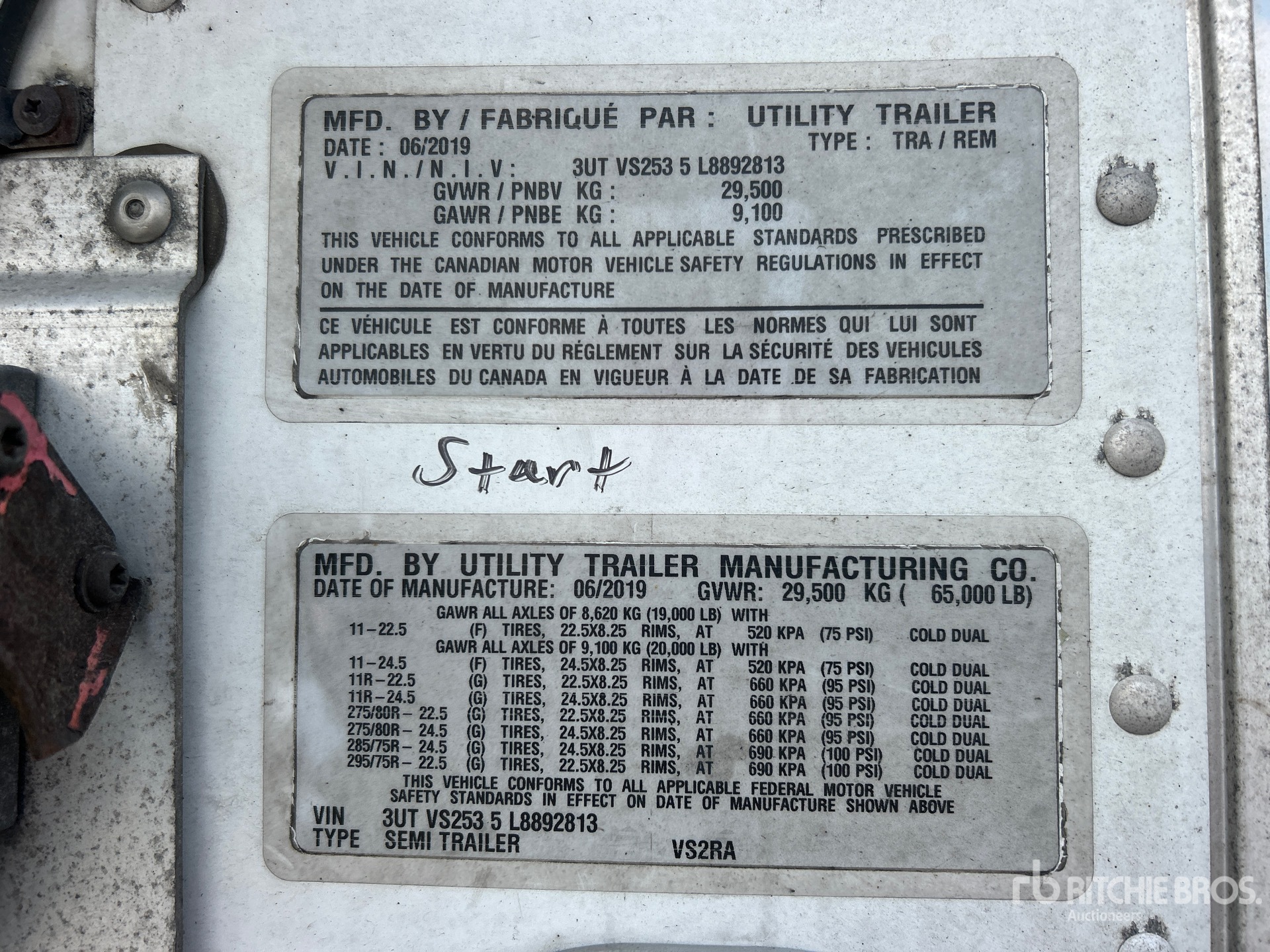 2020 Utility VS2RA