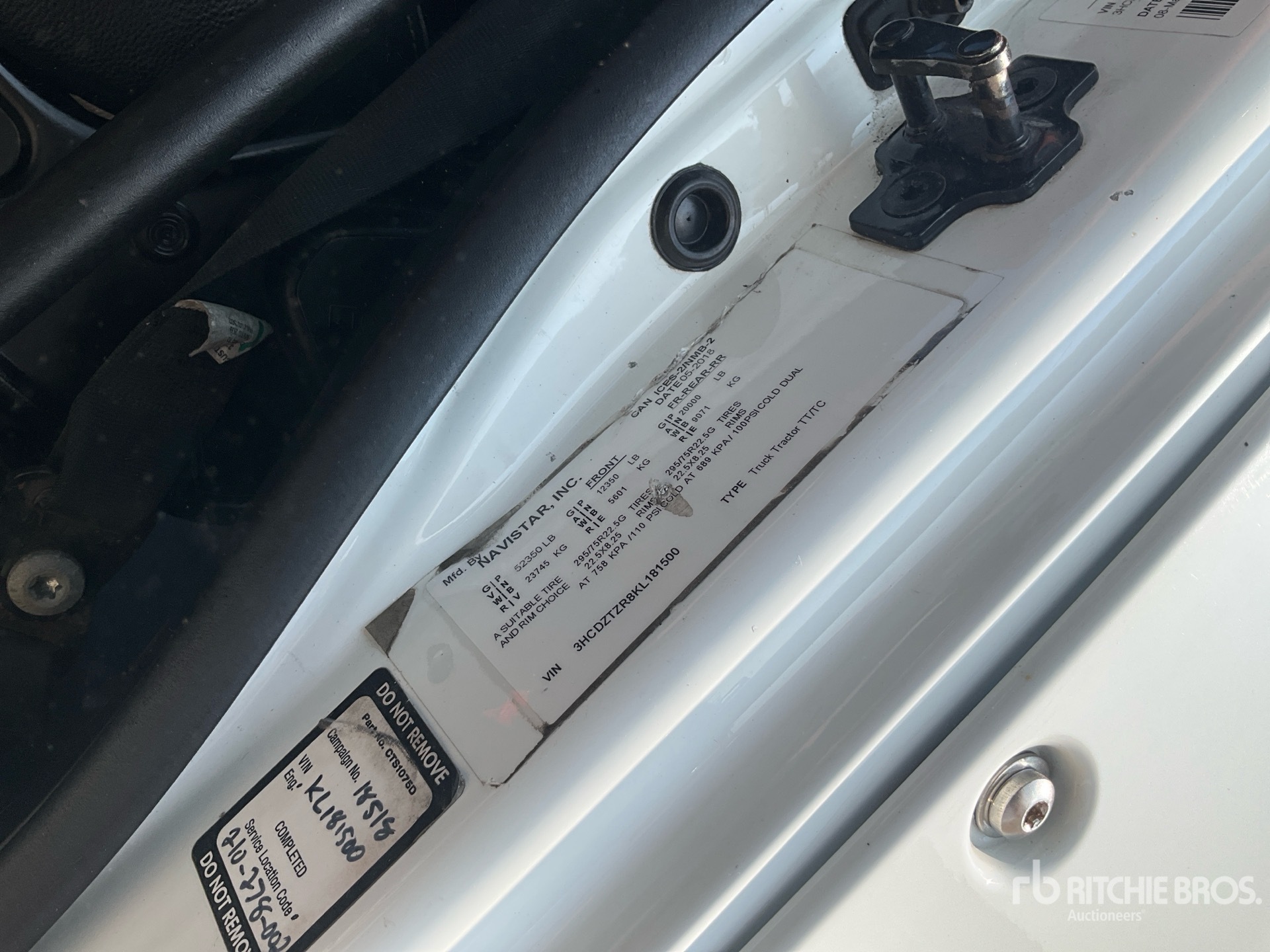 2019 International LT625