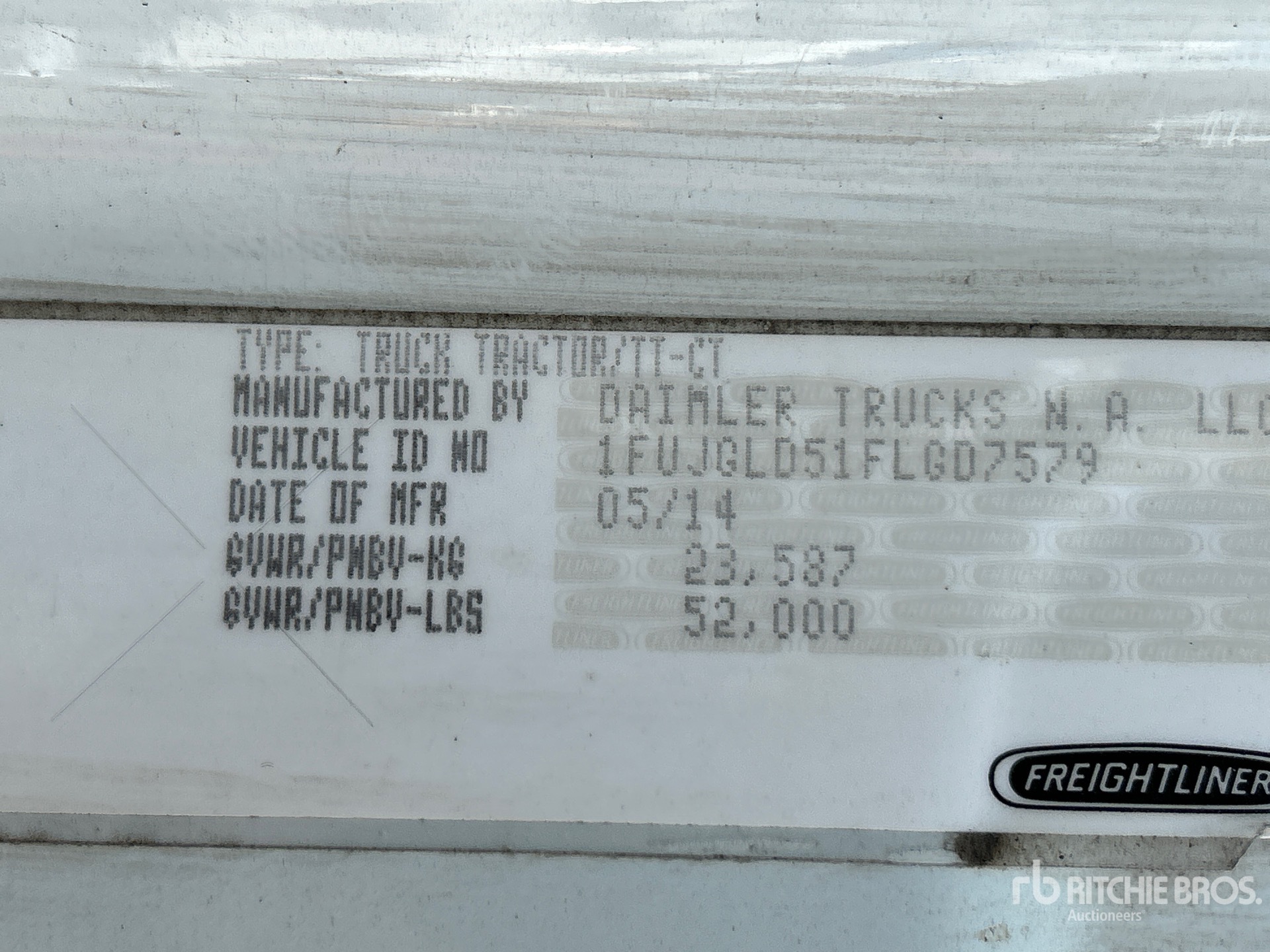 2015 Freightliner CASCADIA 125
