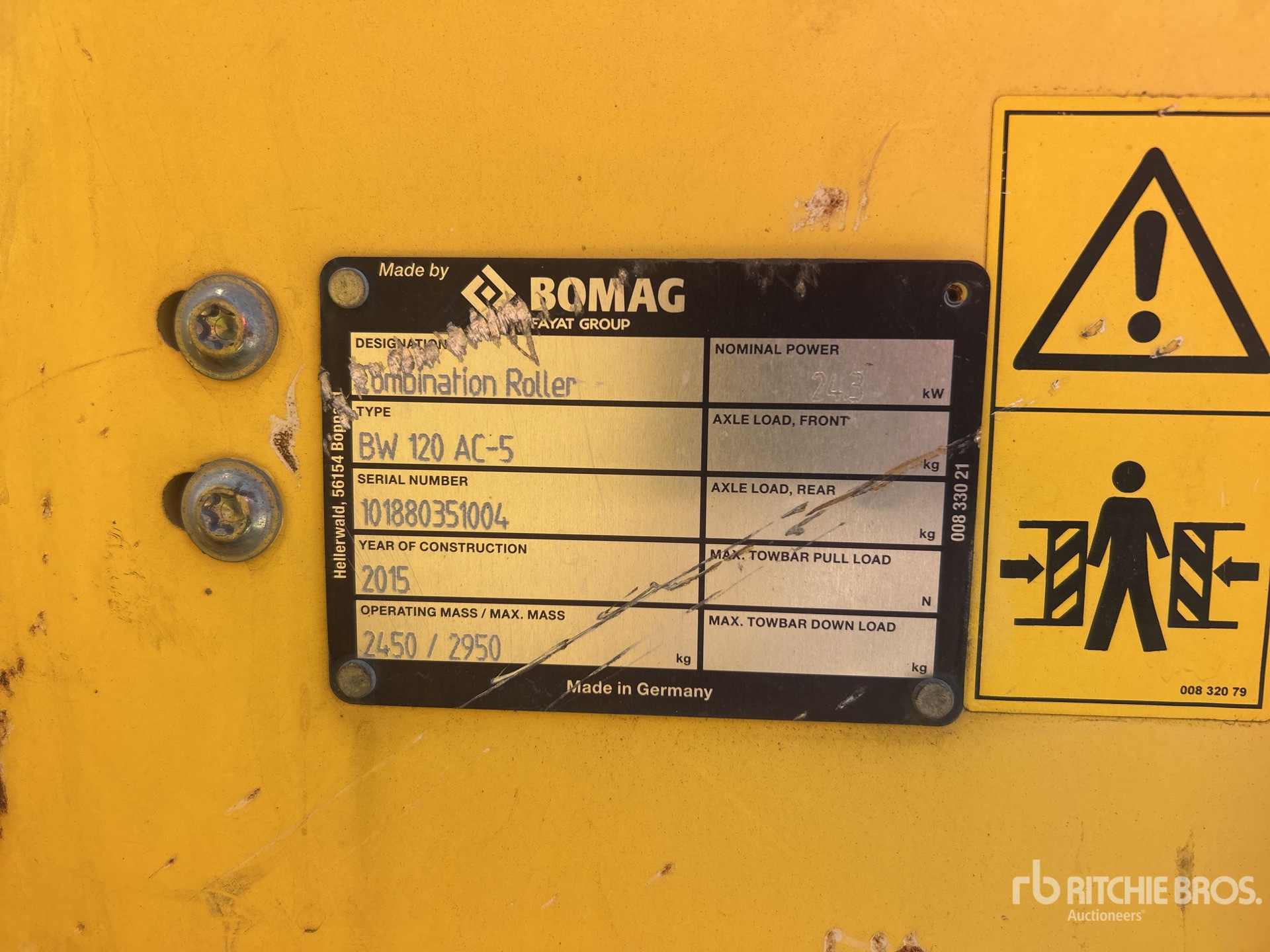 2015 Bomag BW120AC-5