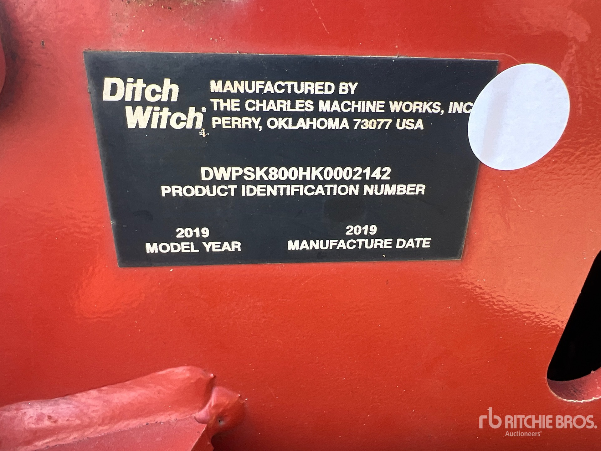 2019 Ditch Witch SK800