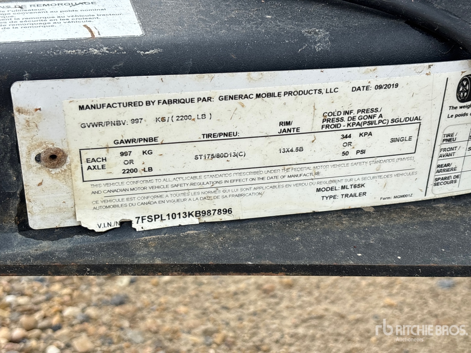 2019 Generac MLT6SK