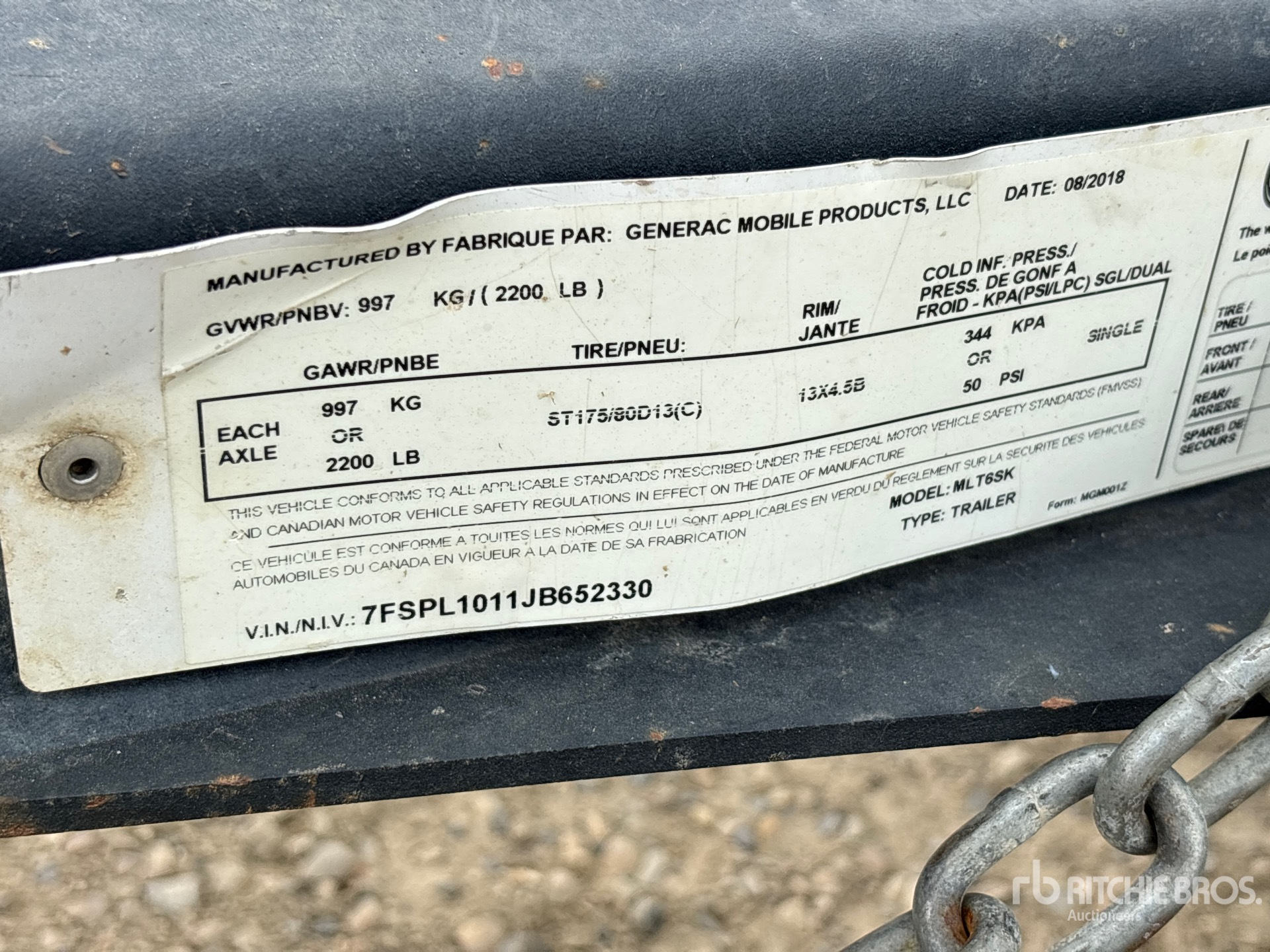 2018 Generac MLT6S