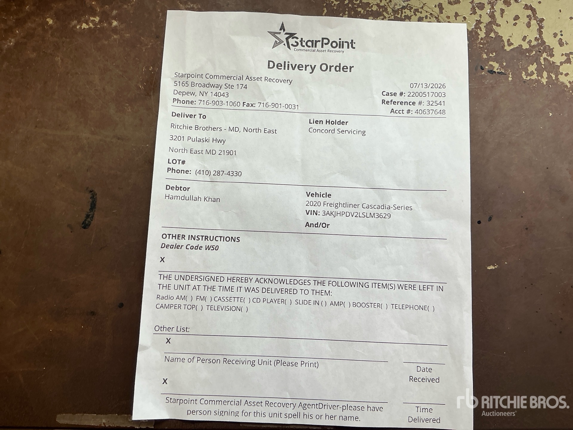 2020 Freightliner CASCADIA 116