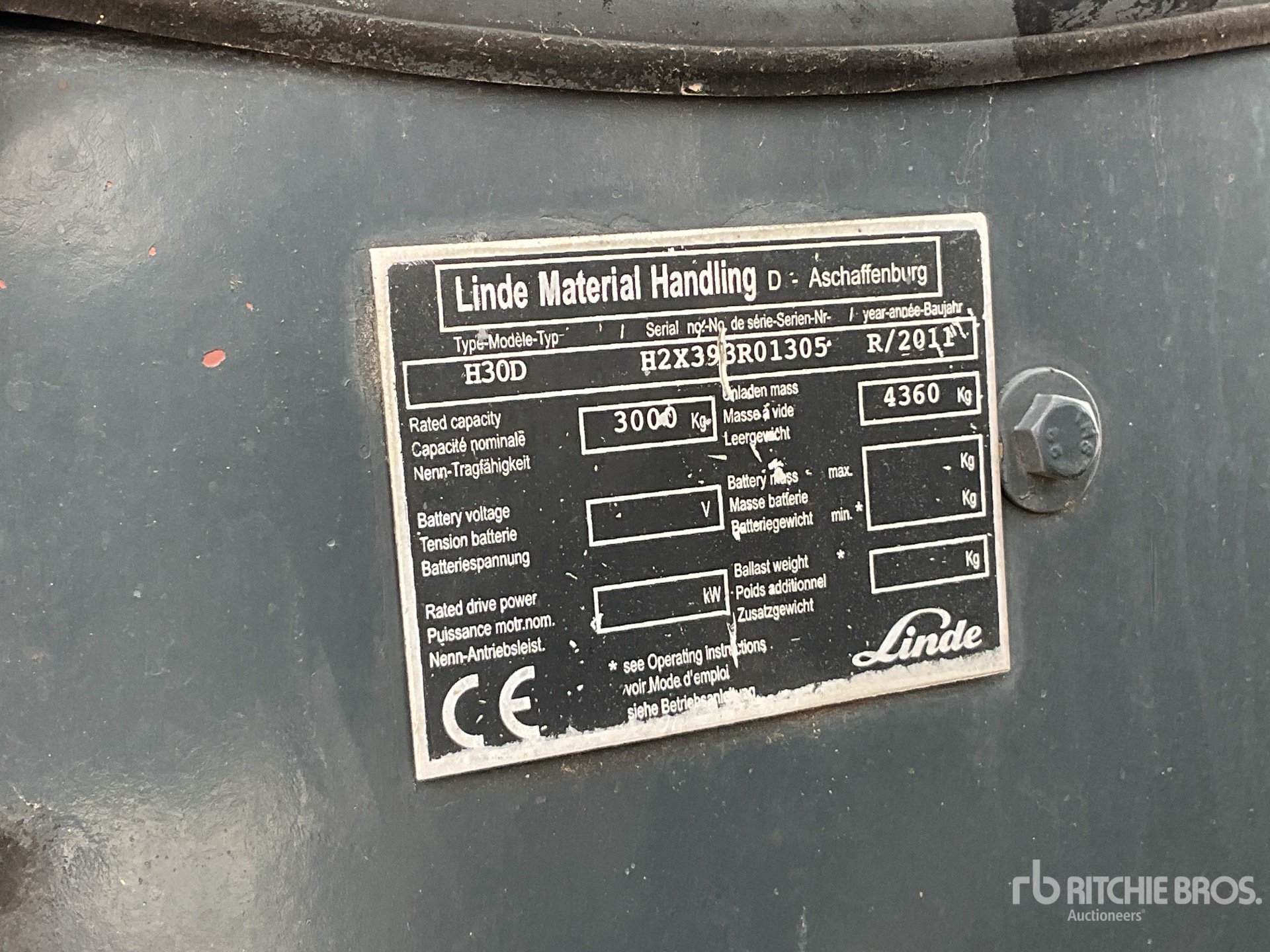 2011 Linde H30D
