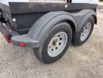 Trailer Chassis with Right Rear Tire