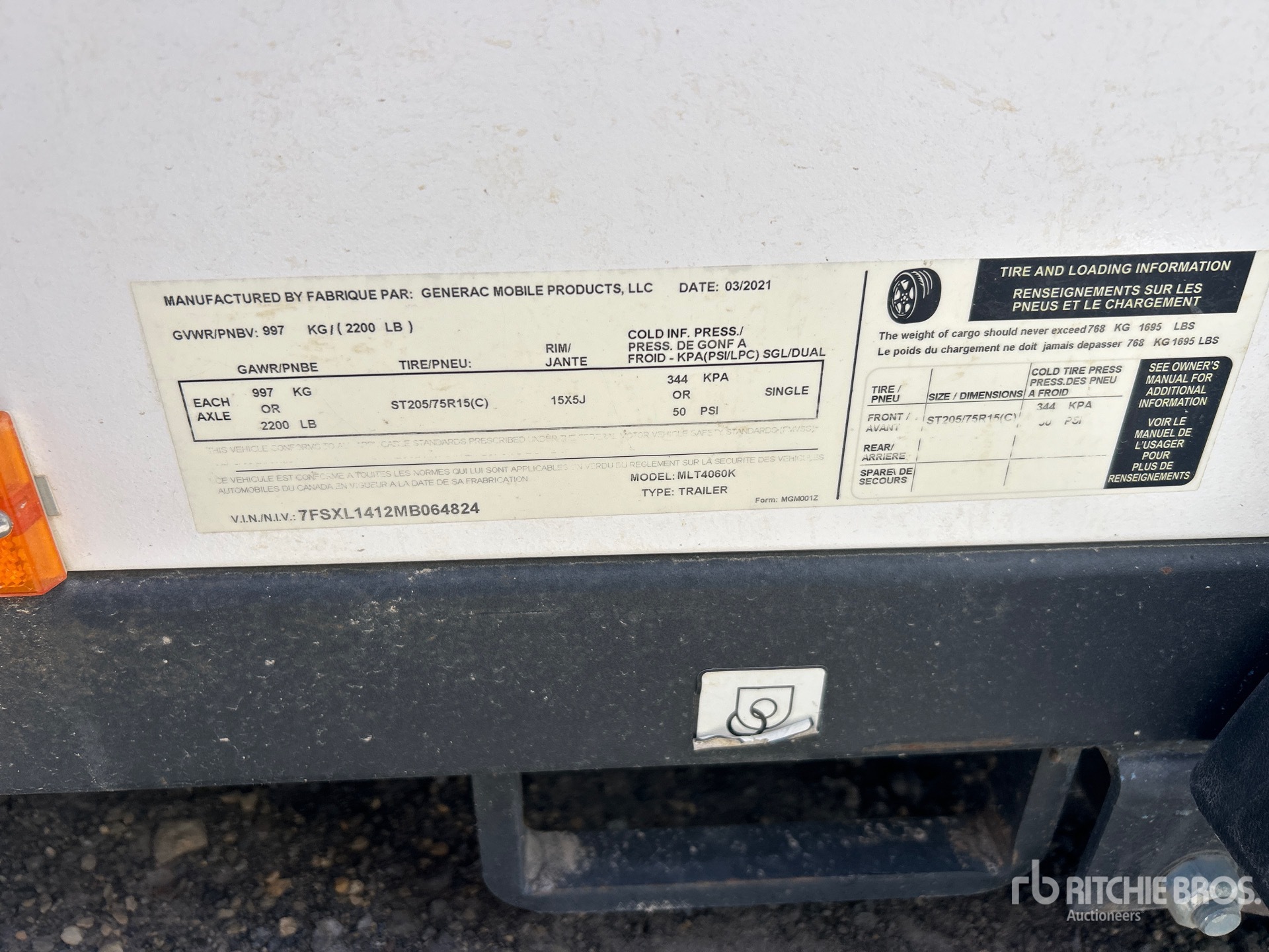 2021 Generac MLT4060K