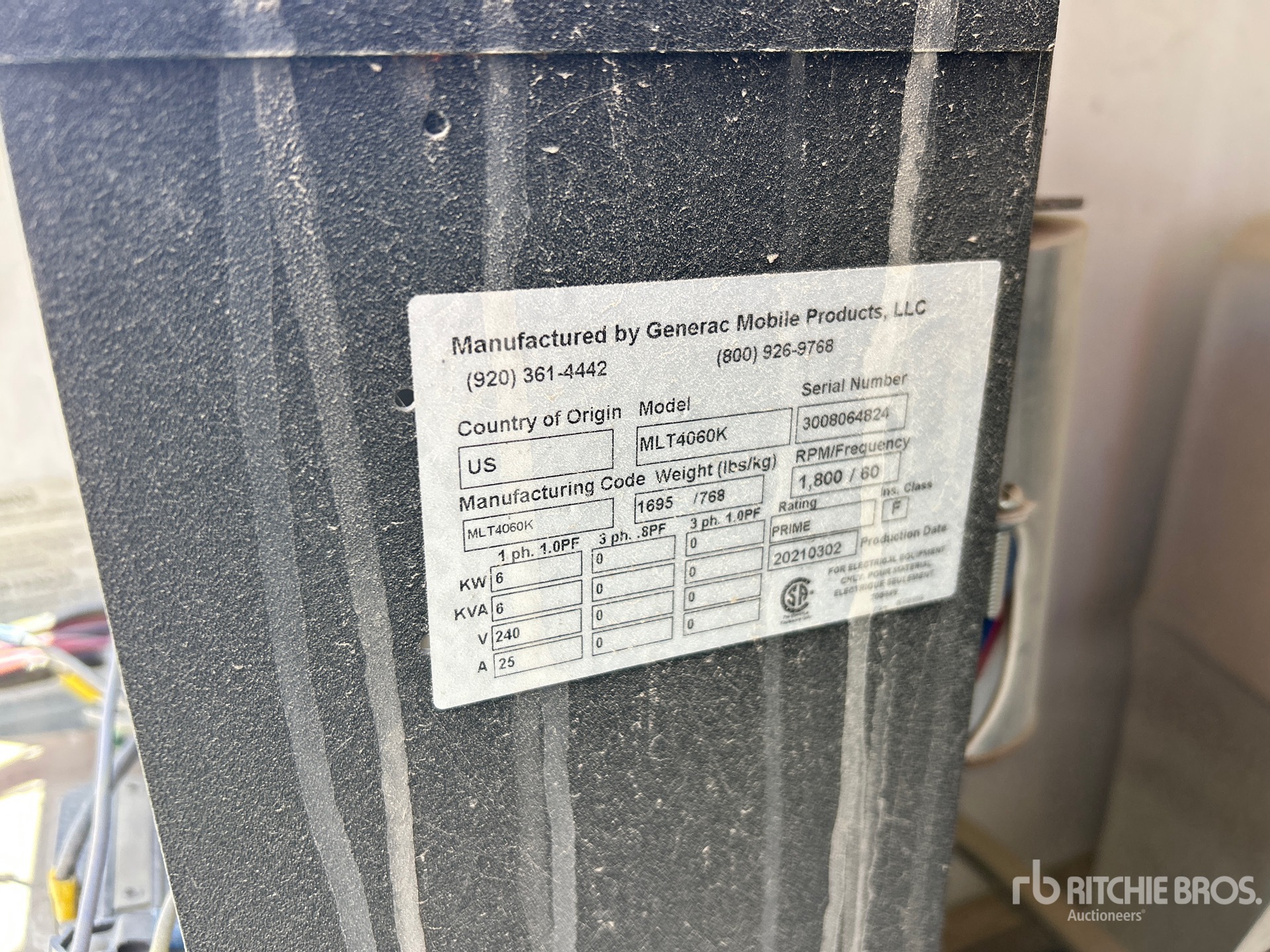 2021 Generac MLT4060K