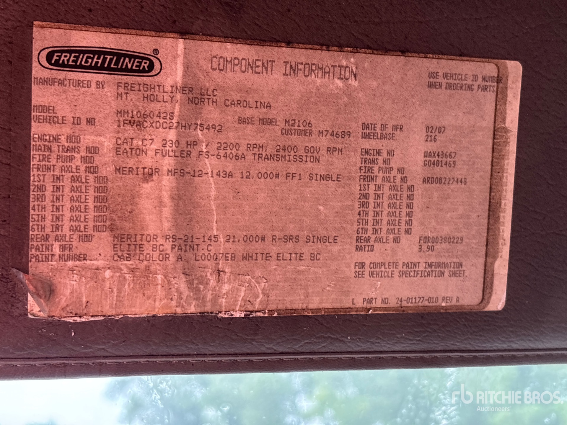 2007 Freightliner M2 106