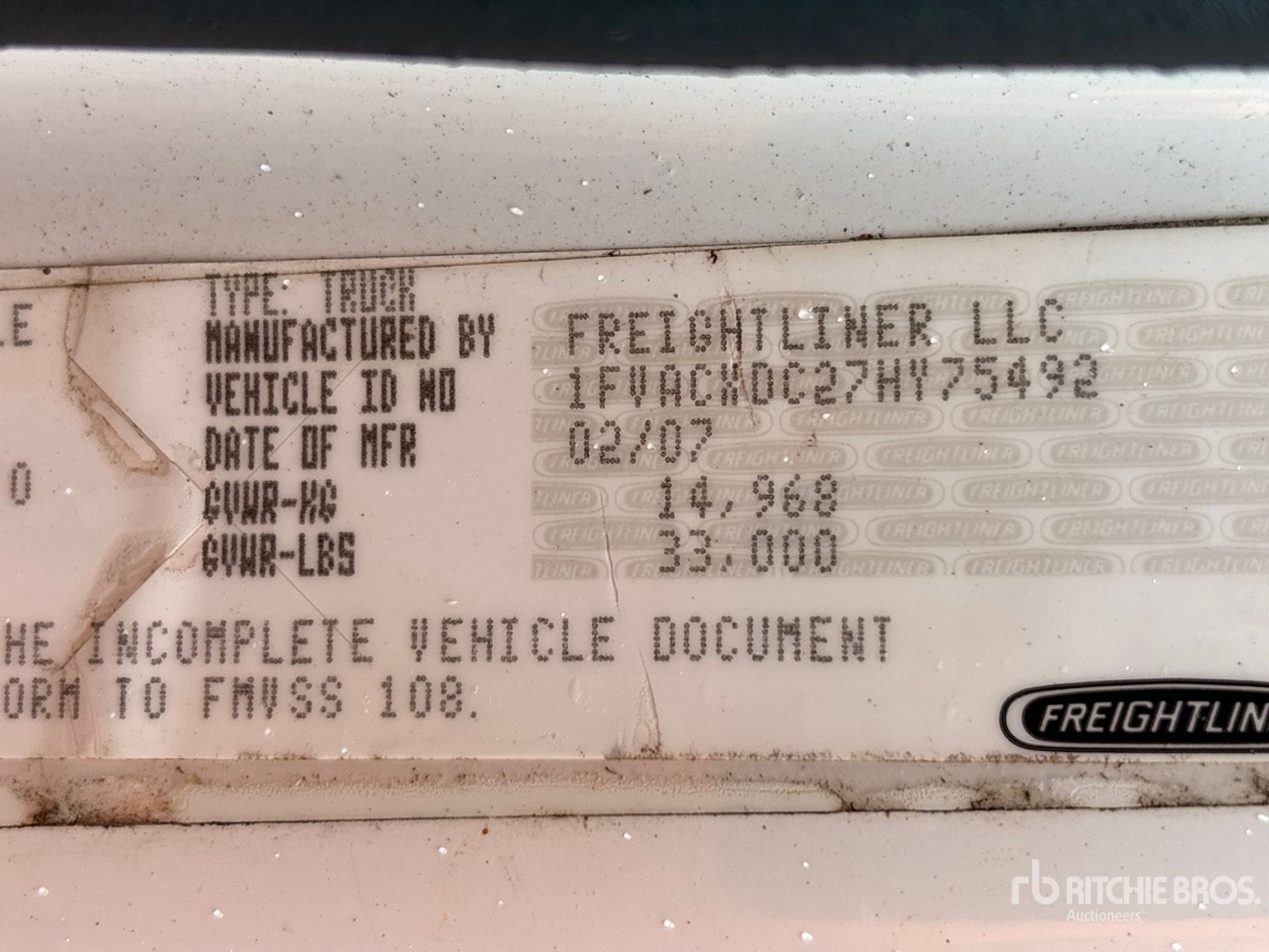 2007 Freightliner M2 106