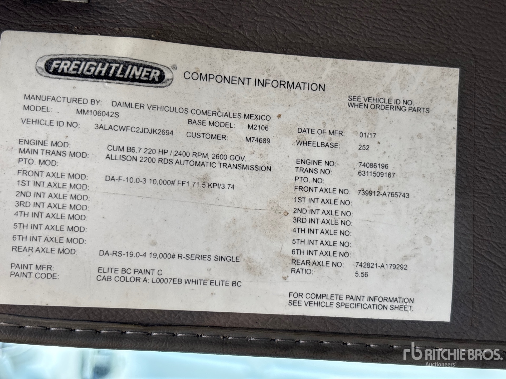 2018 Freightliner M2 106