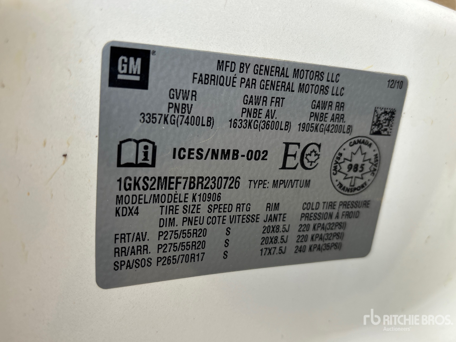 2011 GMC Yukon