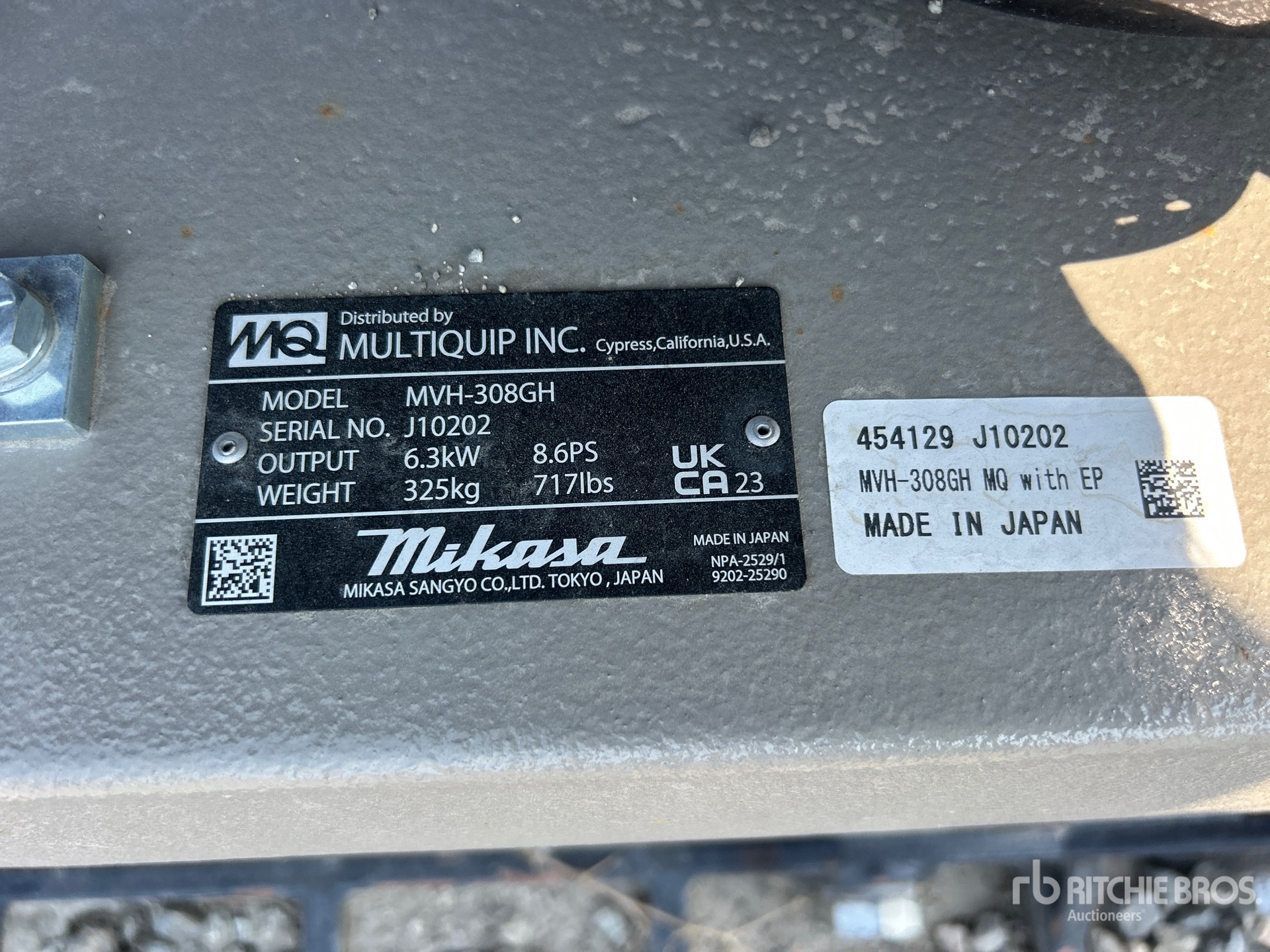 Mikasa MVH 308GH