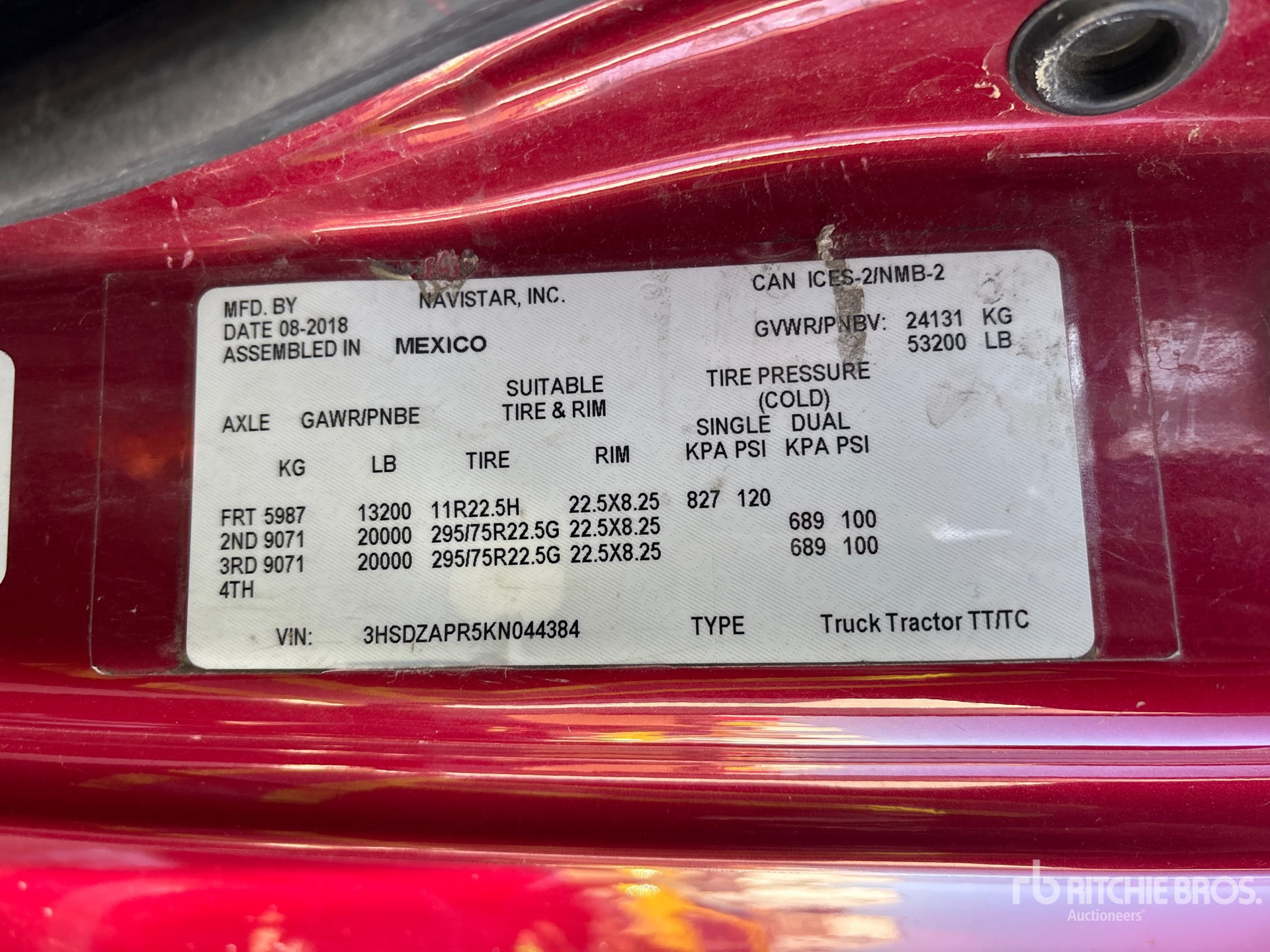 2019 International LT625
