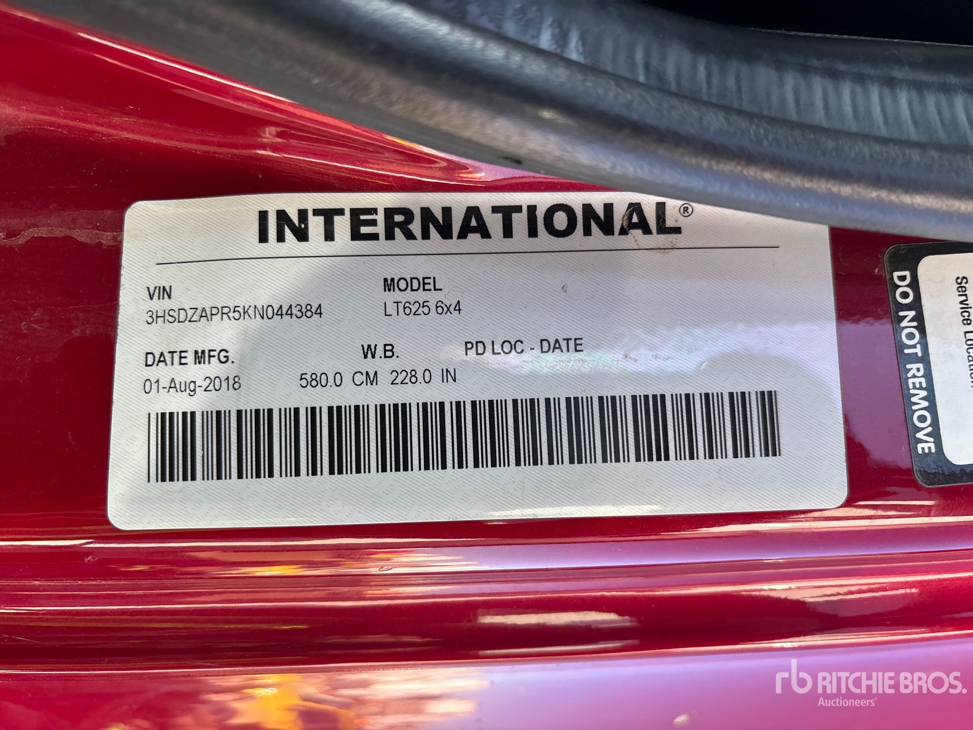 2019 International LT625