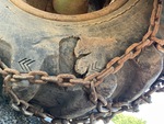 Chassis with Left Rear Tire