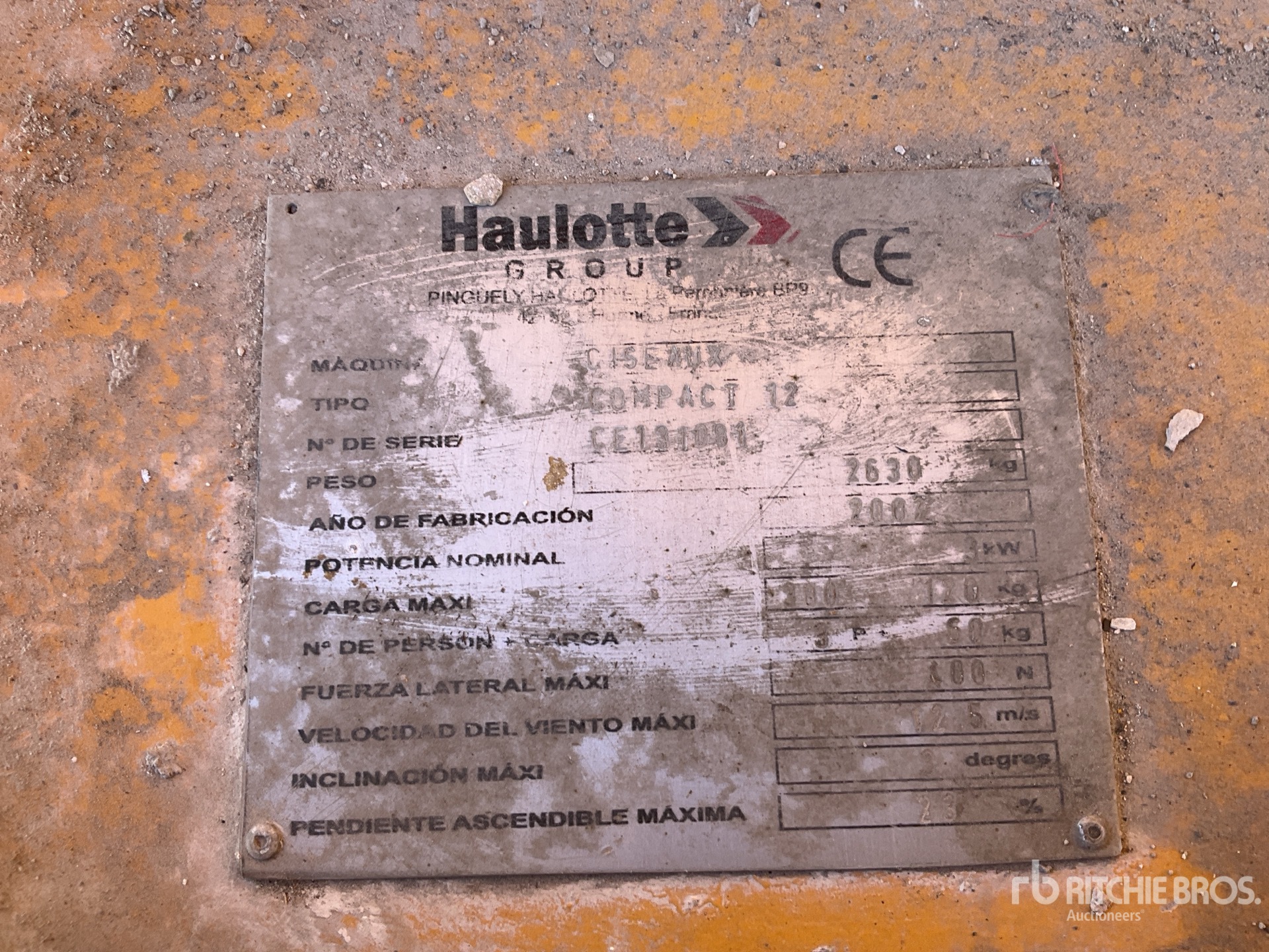 2007 Haulotte COMPACT 12