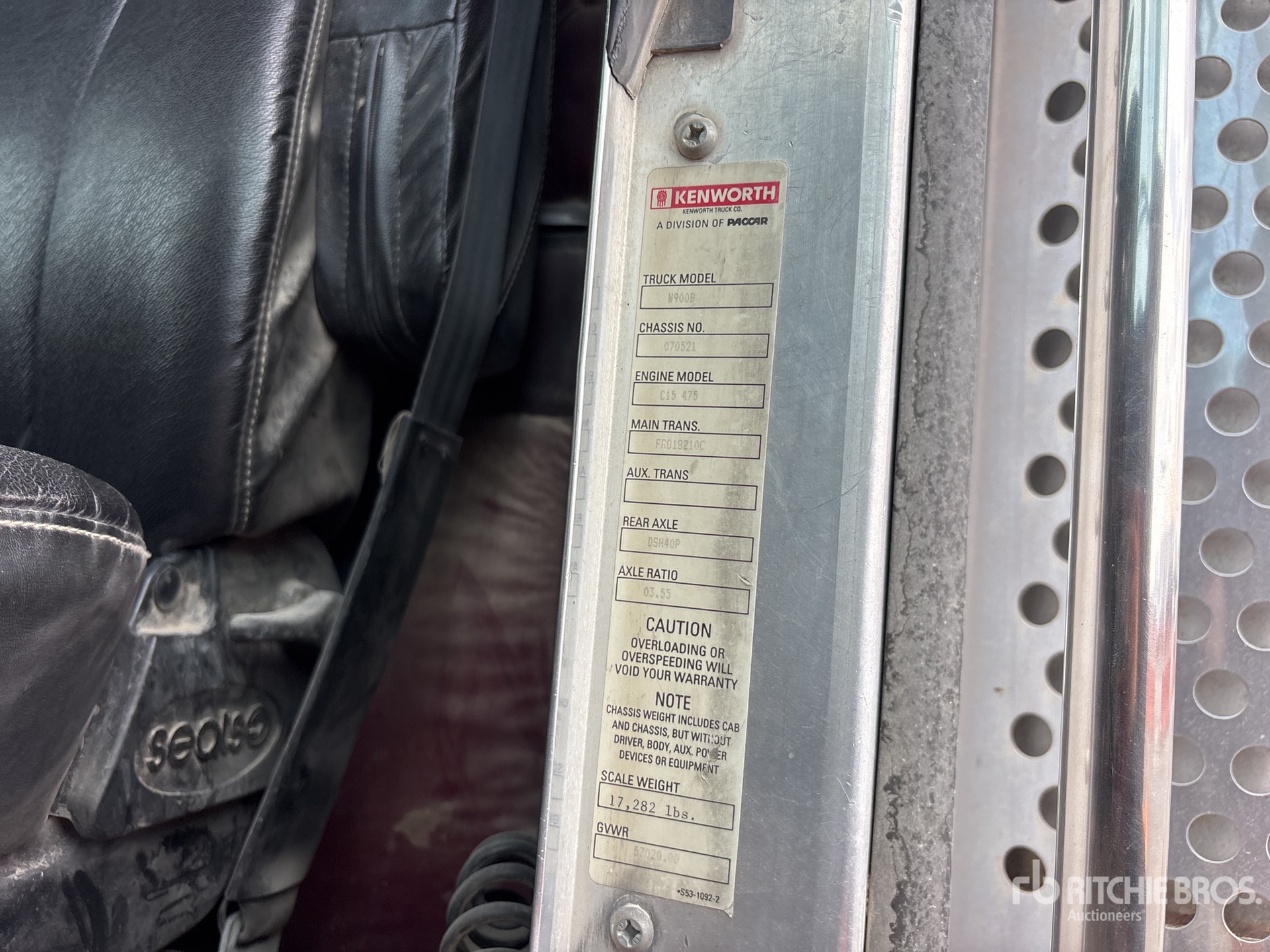2005 Kenworth W900B