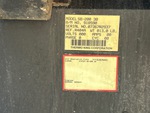 General Appearance with Refrigeration Unit Serial Number