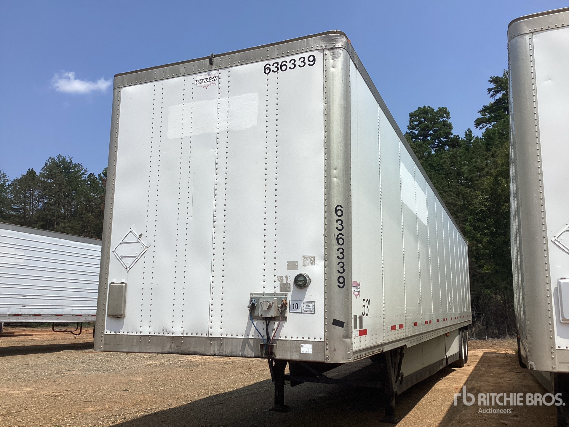 2016 Wabash 53 ft Sliding T/A