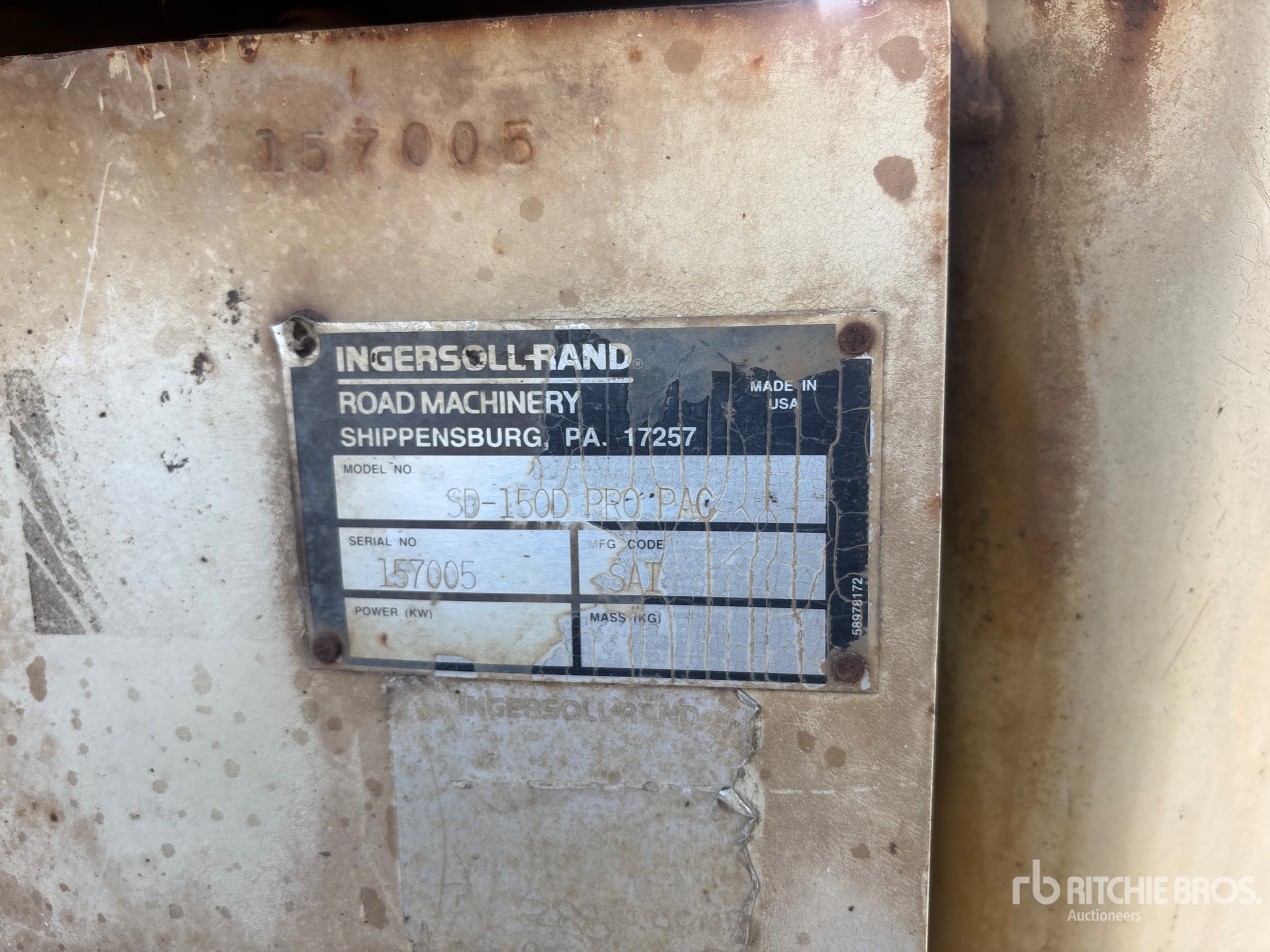 1999 Ingersoll Rand SD150