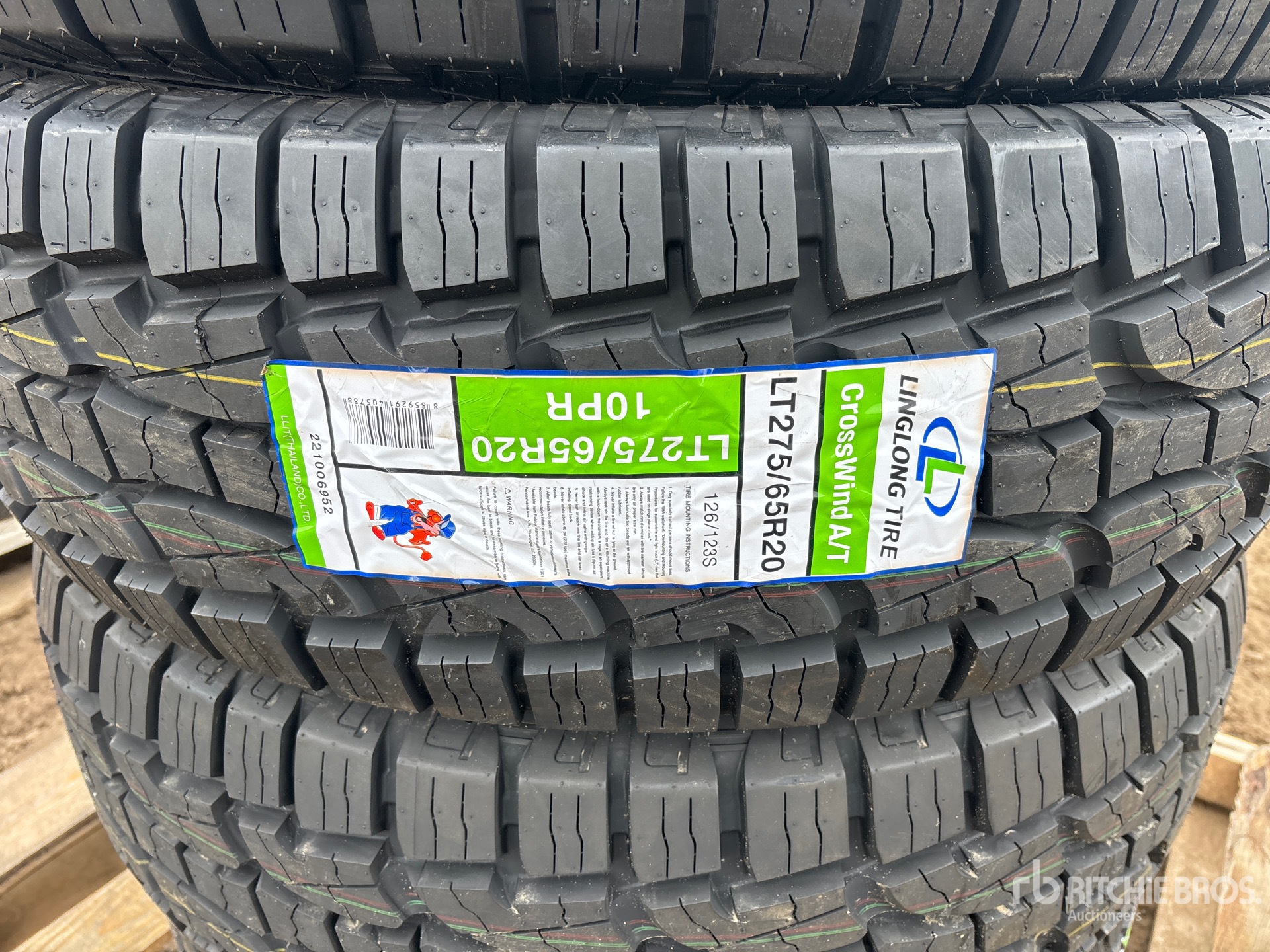 Linglong Quantity of (4) LT275/65R20 (Un ...