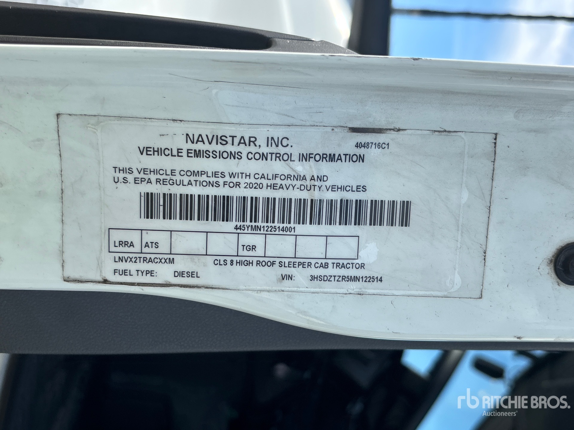2021 International LT625