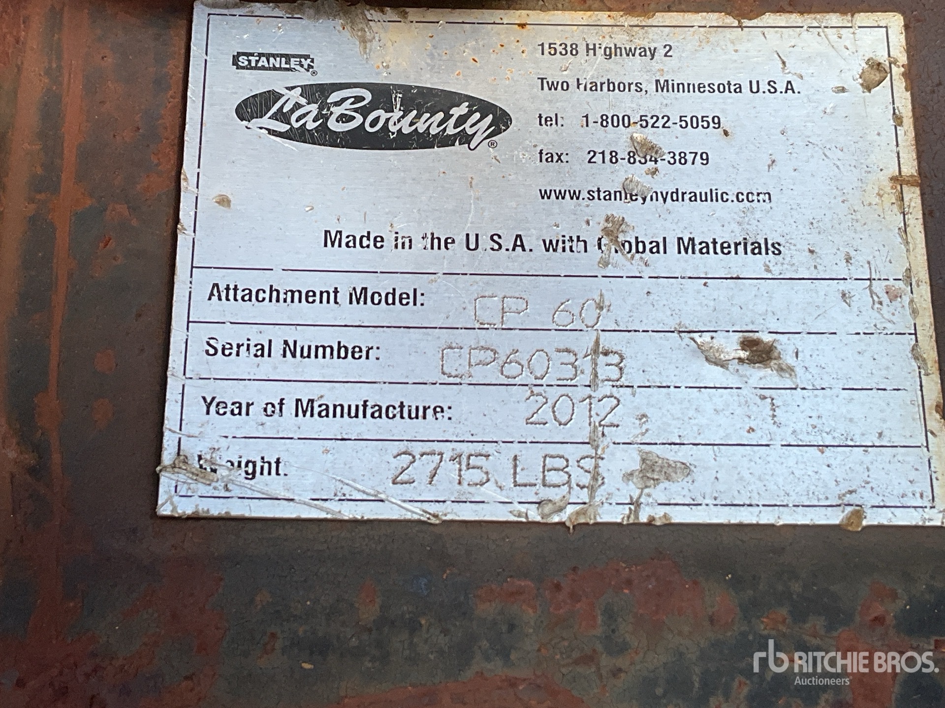 2012 Labounty CP60