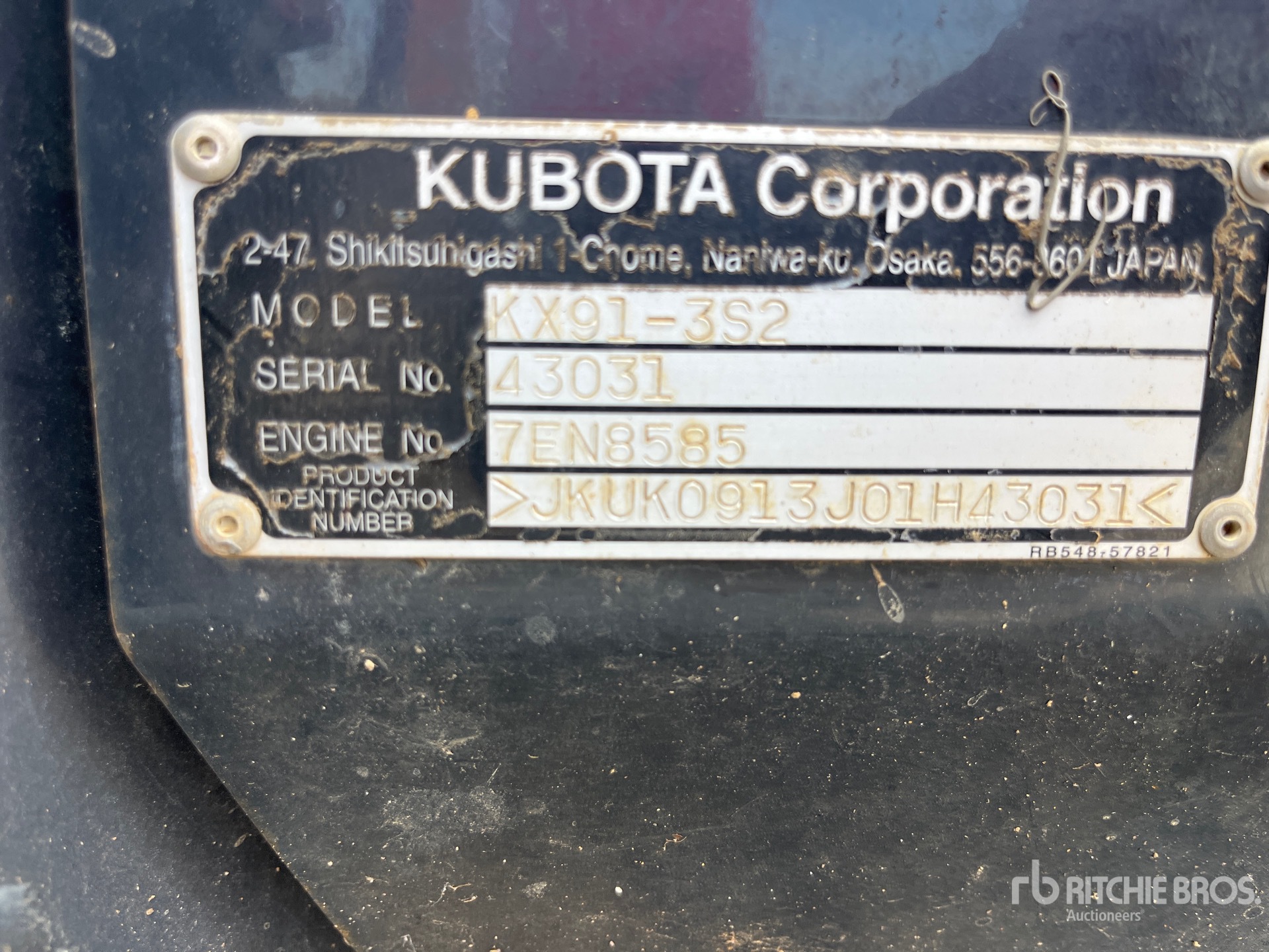 2016 Kubota KX91-3S2
