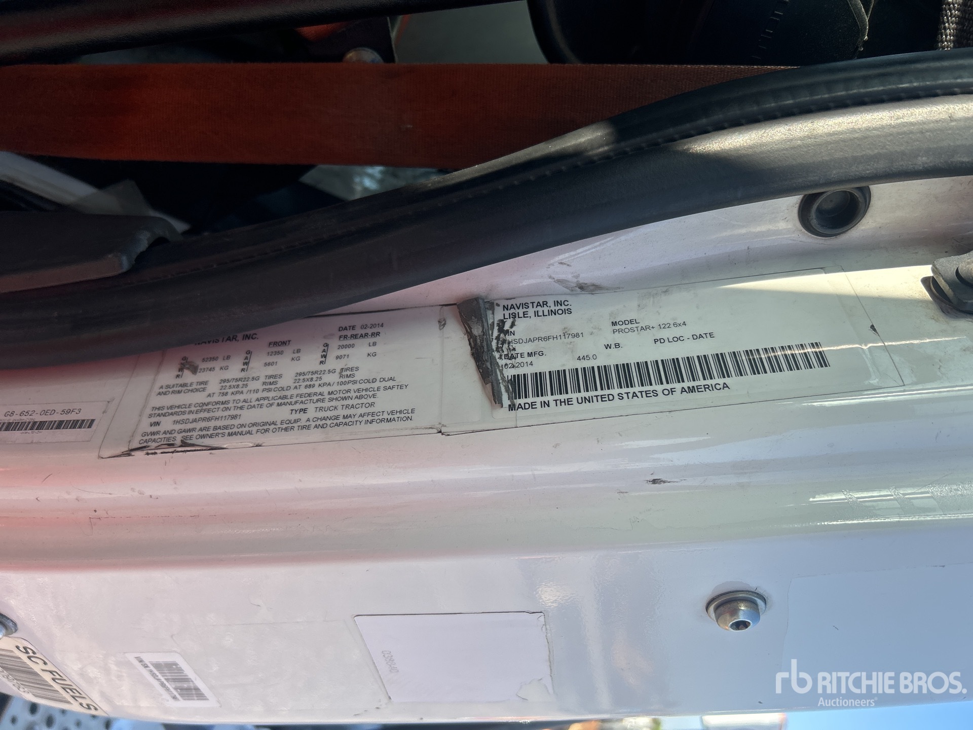 2015 International PROSTAR+