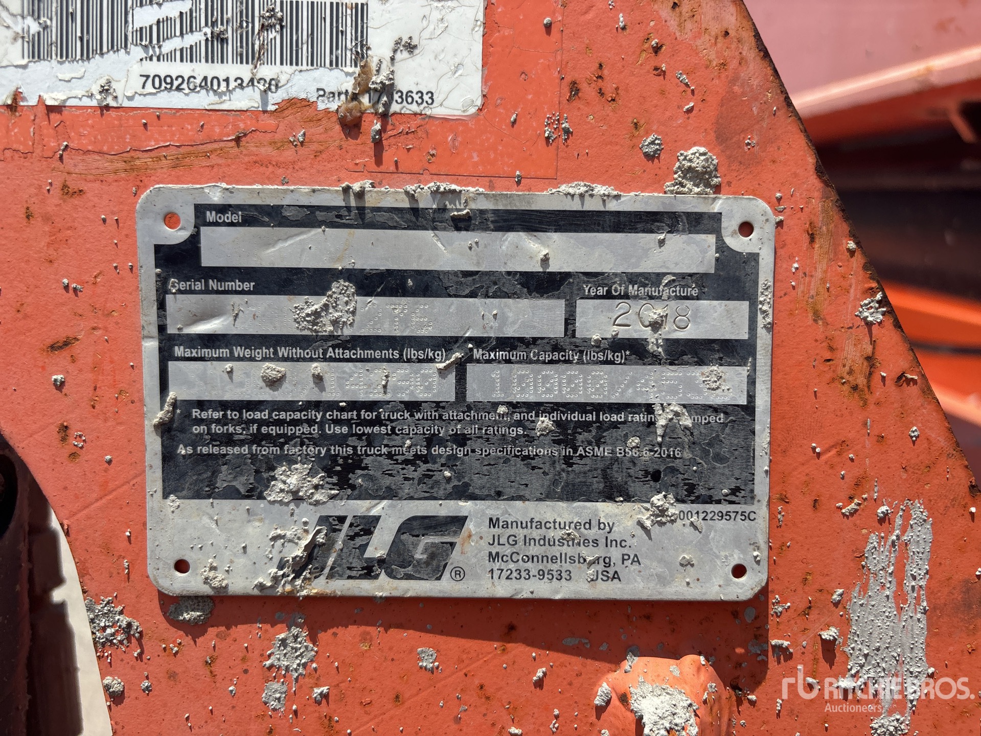 2018 JLG 10054