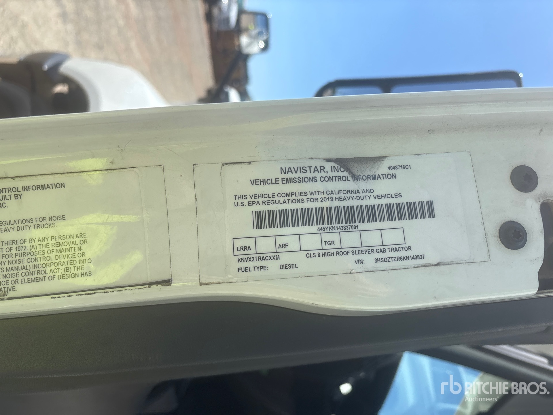 2019 International LT625