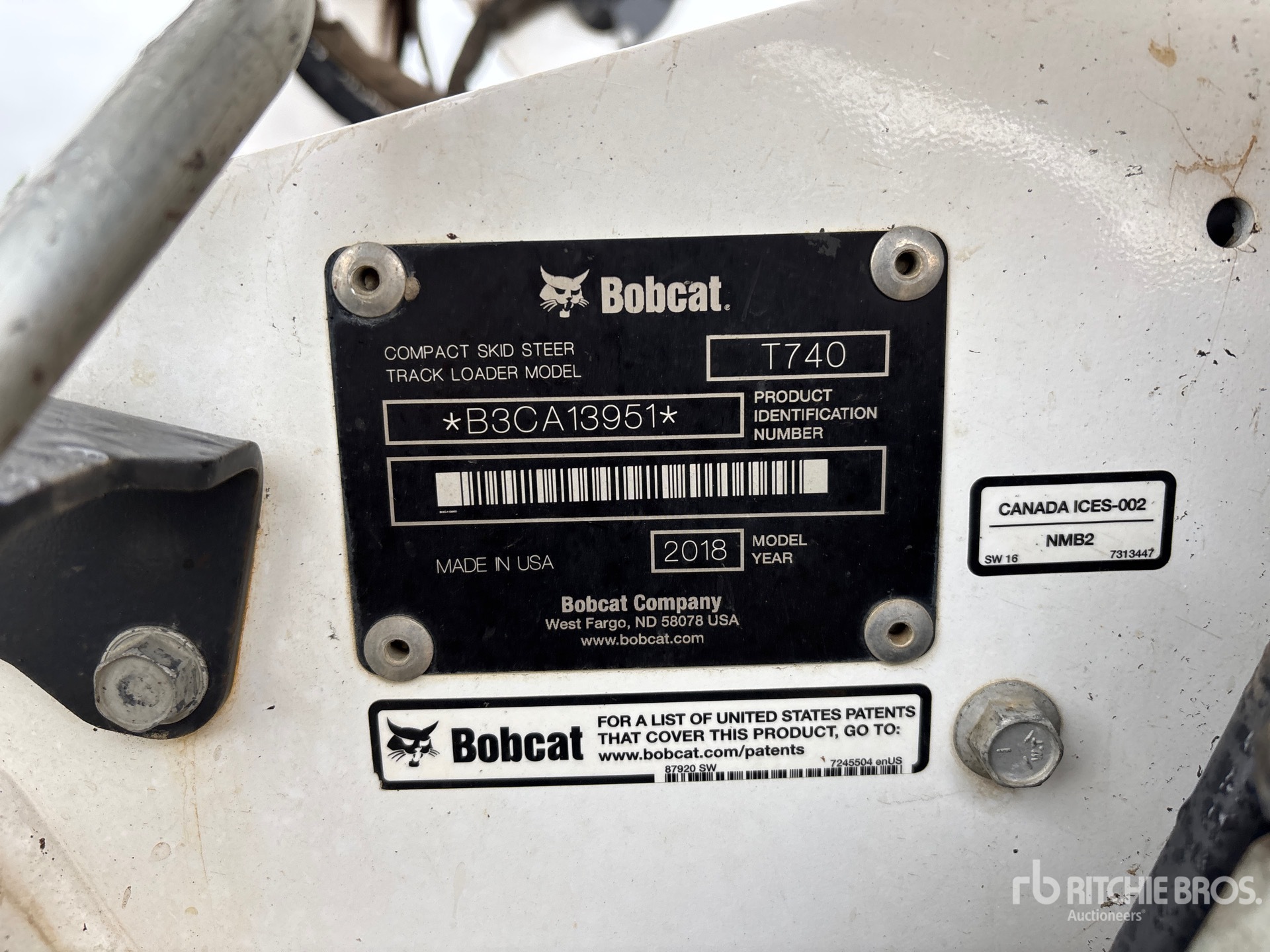 2018 Bobcat T740