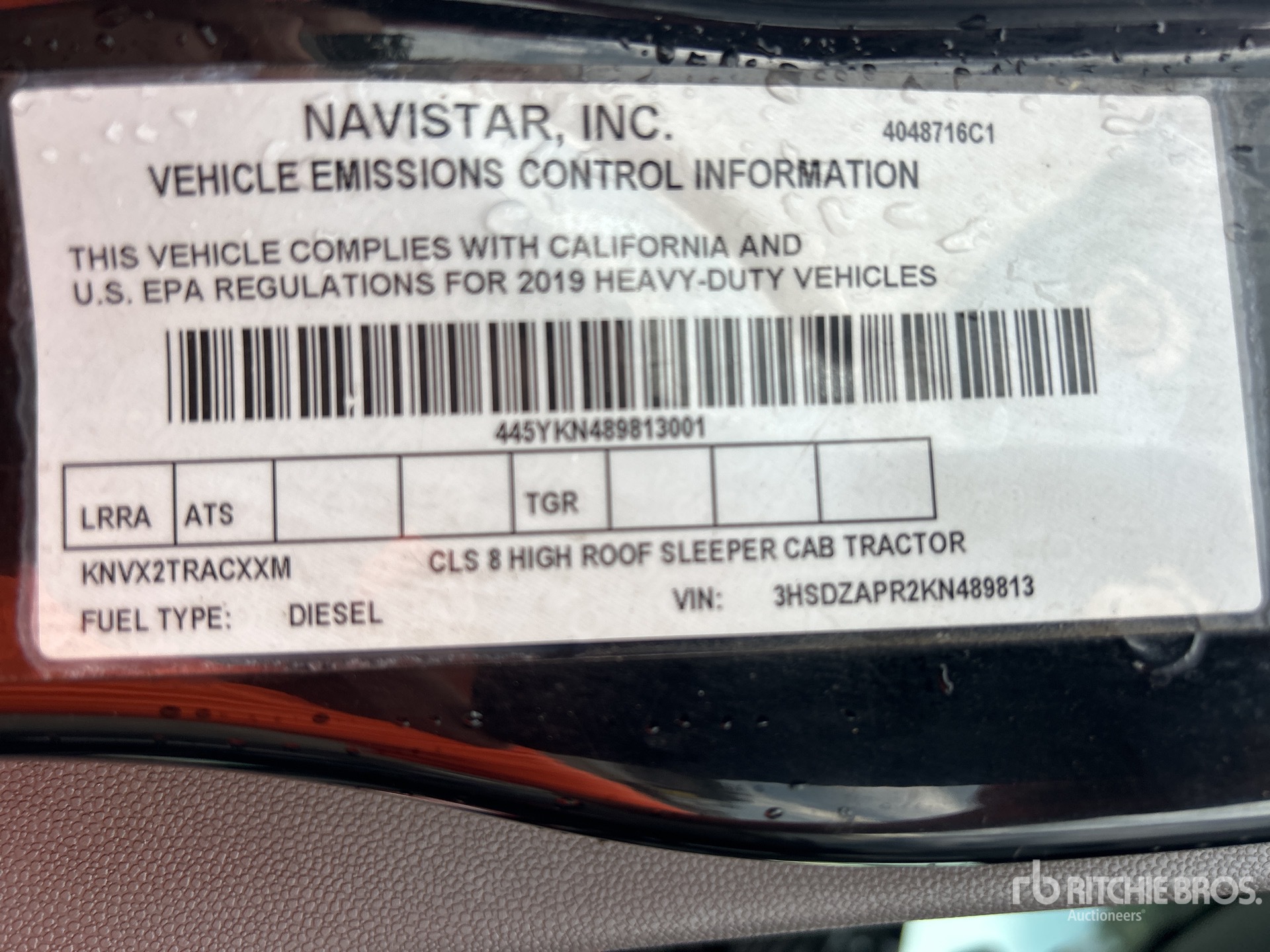 2019 International LT625