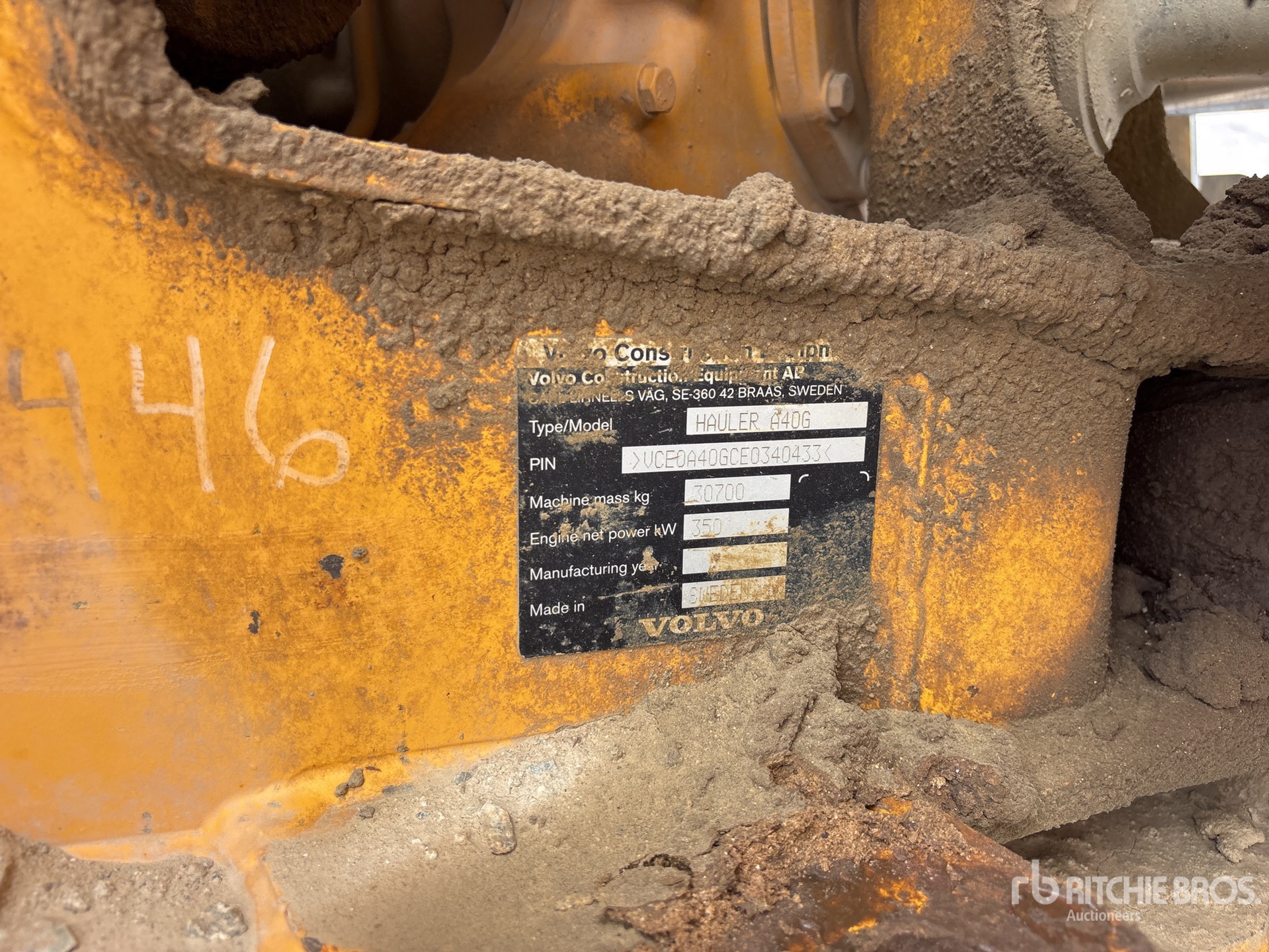 2015 Volvo A40G