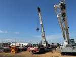 Crane Superstructure with Main Boom Sections