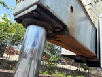Crane Superstructure with Outrigger Cylinders