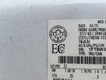 General Appearance with Motor Vehicle Safety Standards Label