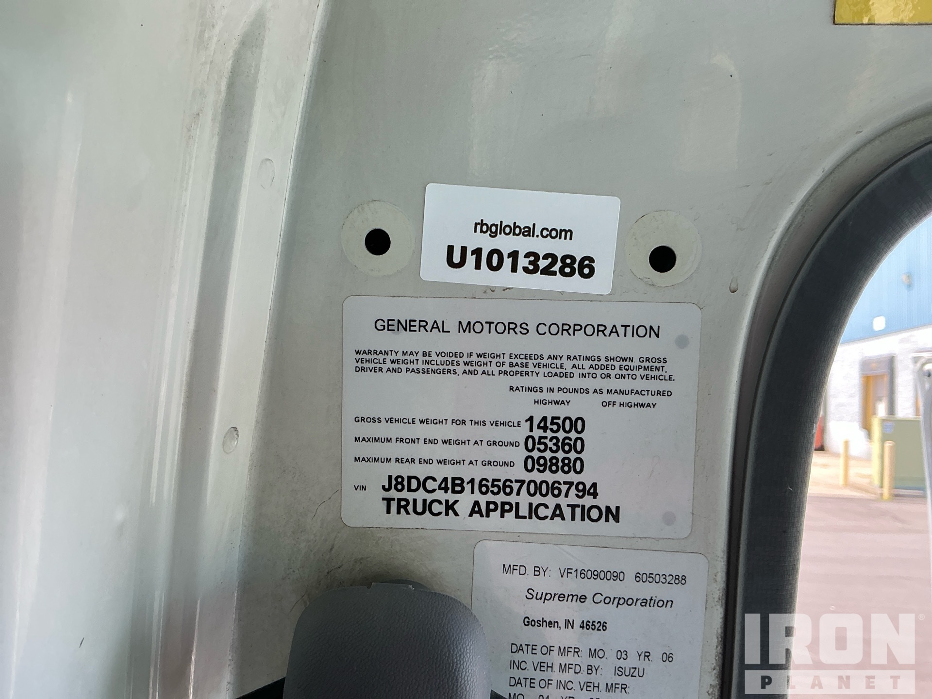 2006 GMC W4500