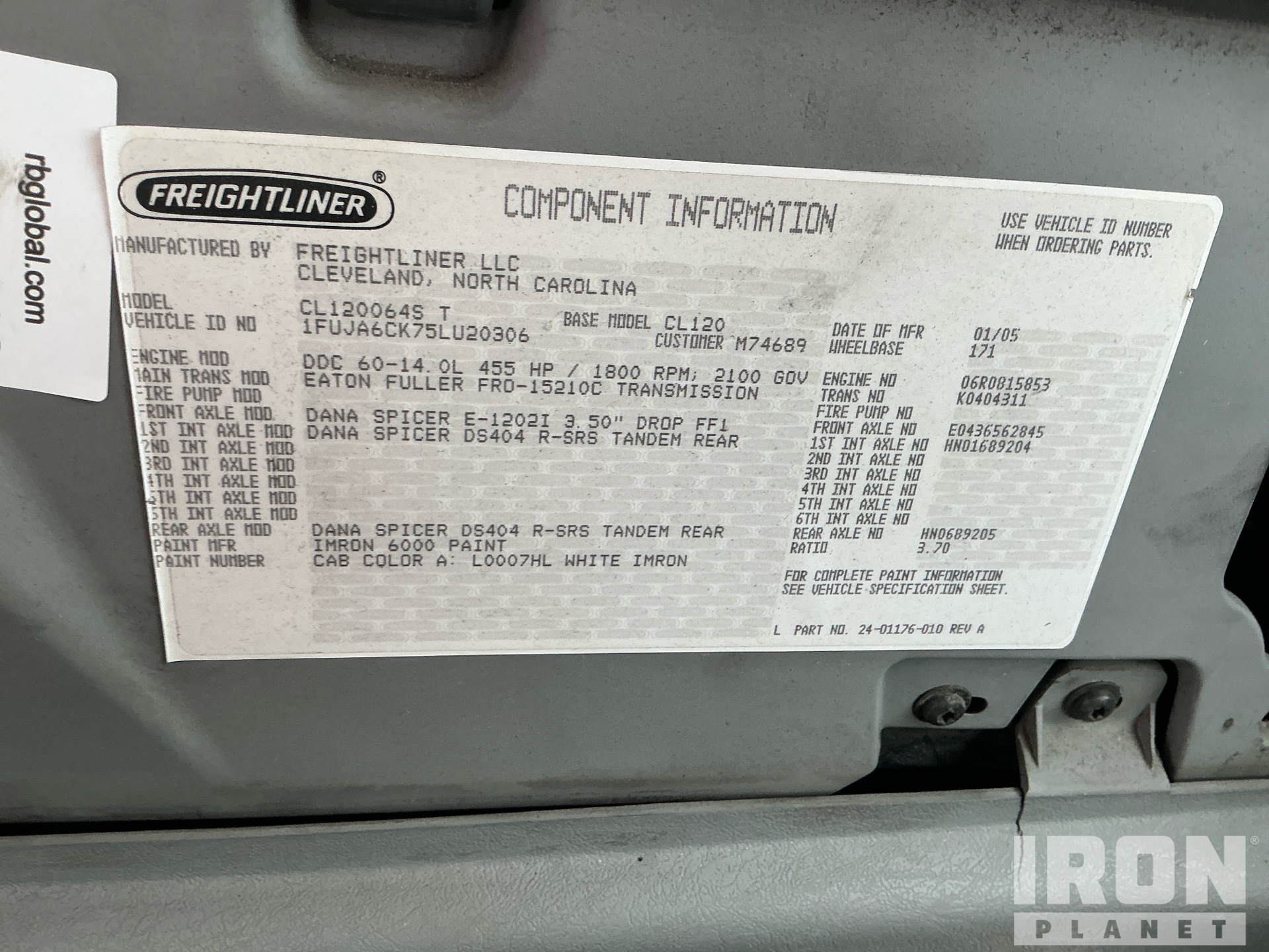 2005 Freightliner COLUMBIA 120