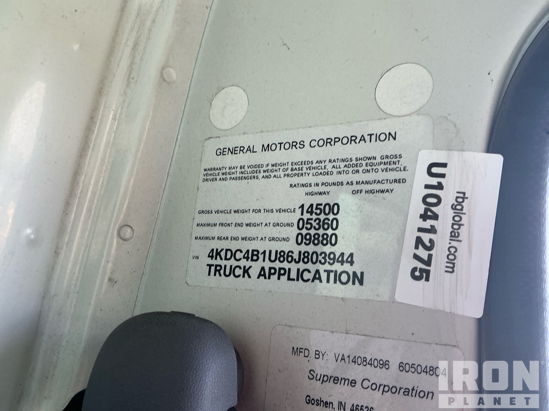 2006 GMC W4500