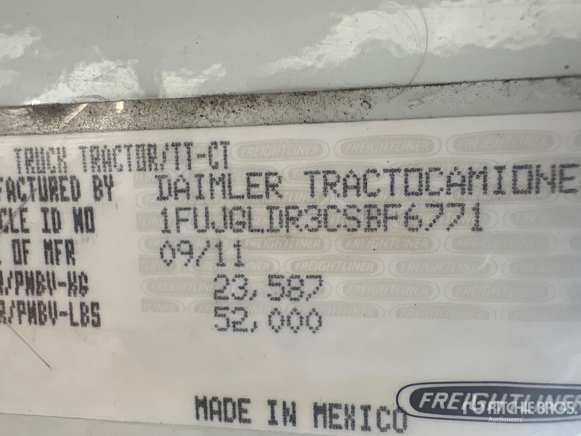 2012 Freightliner CASCADIA 125
