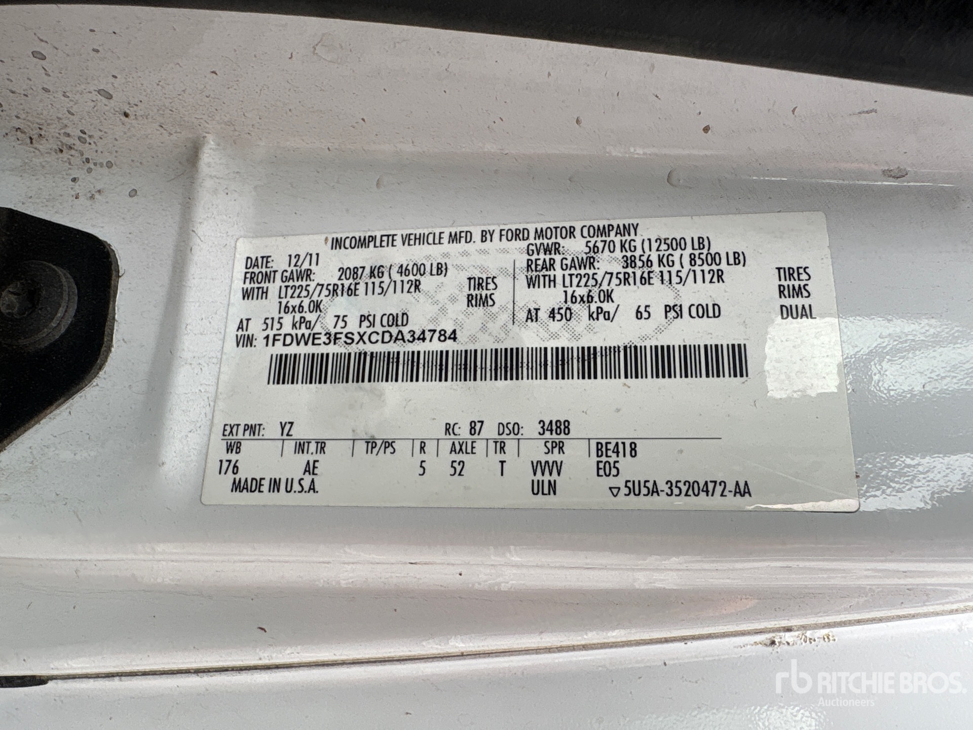2012 Ford E350